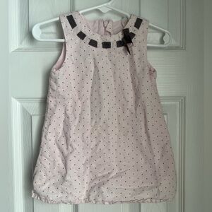 Old Navy Pink Baby Dress with Brown Accents